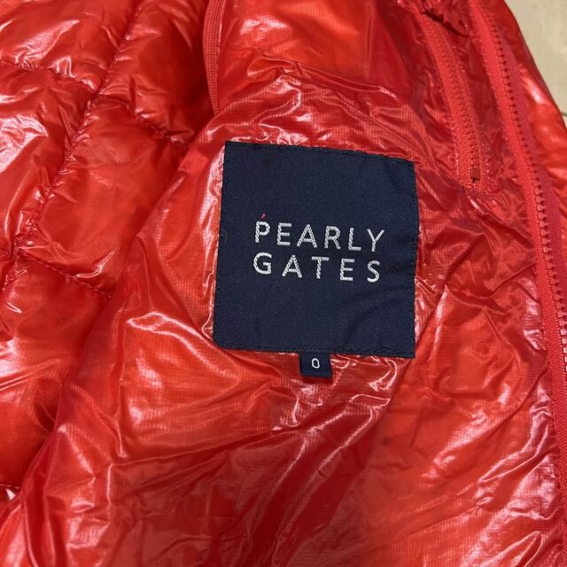 PEARLY GATES(パーリーゲイツ)のPEARLY GATES 2WAY 軽量ダウンジャケット ベスト ワッペン ロゴ スポーツ/アウトドアのゴルフ(ウエア)の商品写真