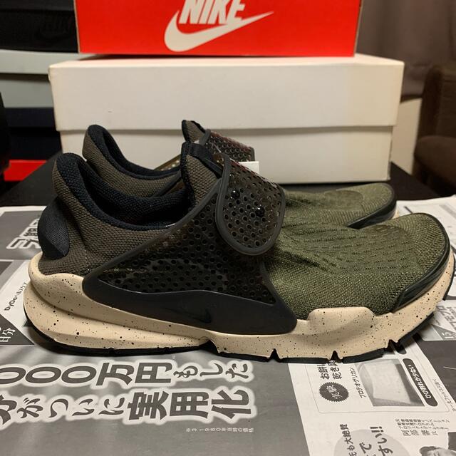 新品　Nike Sock Dart オリーブ　カーキ　緑