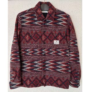 ネイバーフッド(NEIGHBORHOOD)の美品　ネイバーフッド 　ウールシャツ　RED MEN  W-SHIRT LS(シャツ)