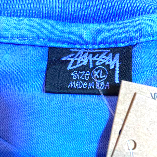 STUSSY(ステューシー)のSTUSSY Our Legacy Drop Shadow Tee Blue  メンズのトップス(Tシャツ/カットソー(半袖/袖なし))の商品写真