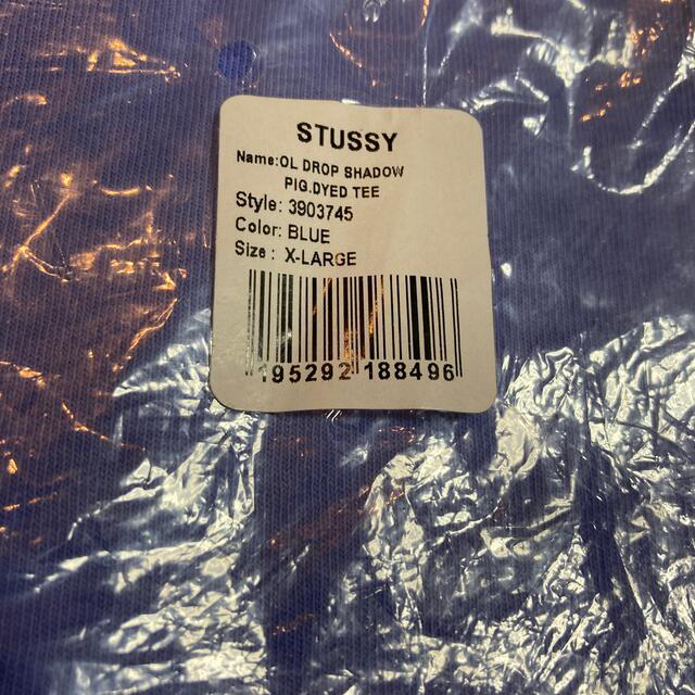 STUSSY(ステューシー)のSTUSSY Our Legacy Drop Shadow Tee Blue  メンズのトップス(Tシャツ/カットソー(半袖/袖なし))の商品写真