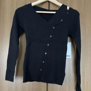 ブラックバイマウジー(BLACK by moussy)のBlack by moussy 変形ニット(ニット/セーター)