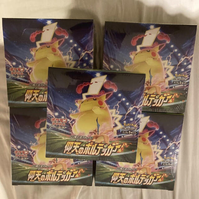 新品未開封 シュリンク付き 仰天のボルテッカー 5Box Box/デッキ 新品未開封 シュリンク付き 仰天のボルテッカー 5Box Box/デッキ