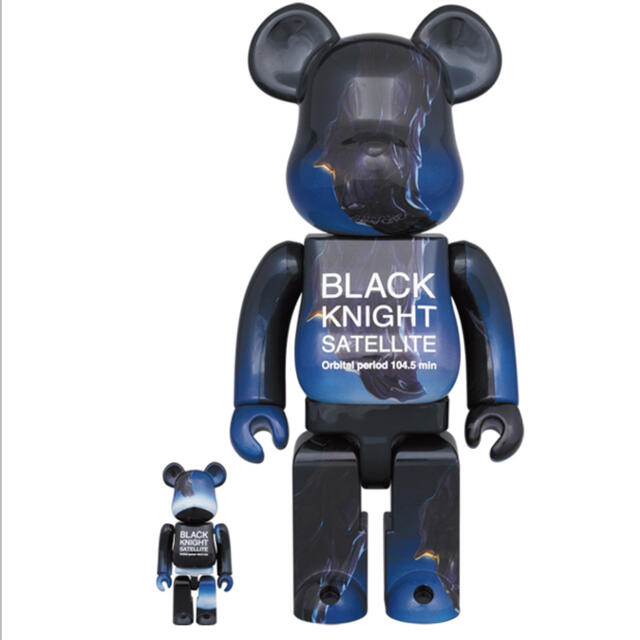 BE@RBRICK BLACK KNIGHT SATELLITE100％400％