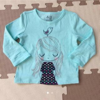 ベビーギャップ(babyGAP)の新品　babyGAP 80 女児　Tシャツ(Ｔシャツ)