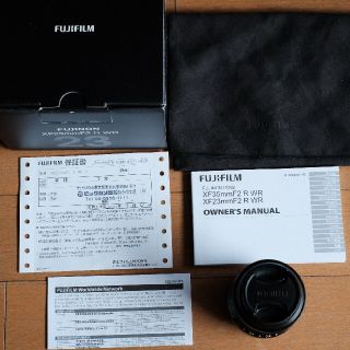 富士フイルム - 富士フイルムXF23mmf2 保証書ありの通販 by ... 富士フイルムXF23mmf2 保証書あり