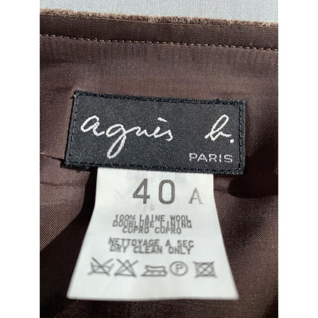 agnes b.(アニエスベー)の美品　アニエスベー　台形ミニスカート　Mサイズ レディースのスカート(ミニスカート)の商品写真