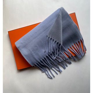 エルメス(Hermes)の【お値下げ】HERMESエヴリン  ダブルフェイス  カシミアマフラー　未使用品(マフラー/ショール)