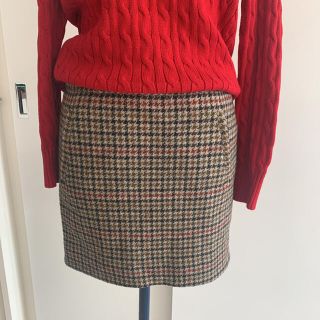 ジェイクルー(J.Crew)の美品　J.CREW ジェイクルー　ミニスカート(ひざ丈スカート)