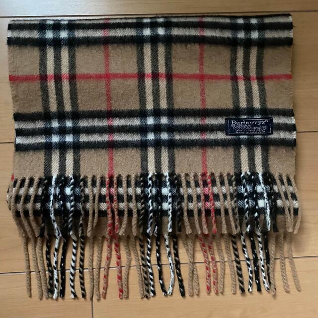 BURBERRY(バーバリー)の美品　Burberry カシミアマフラー レディースのファッション小物(マフラー/ショール)の商品写真