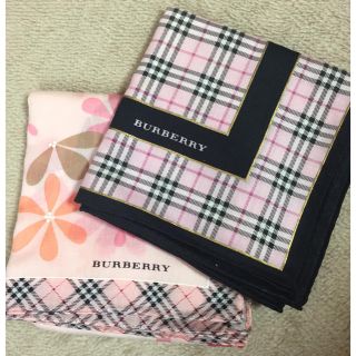 バーバリー(BURBERRY)のバーバリー 新品ハンカチ2枚セット(ハンカチ)