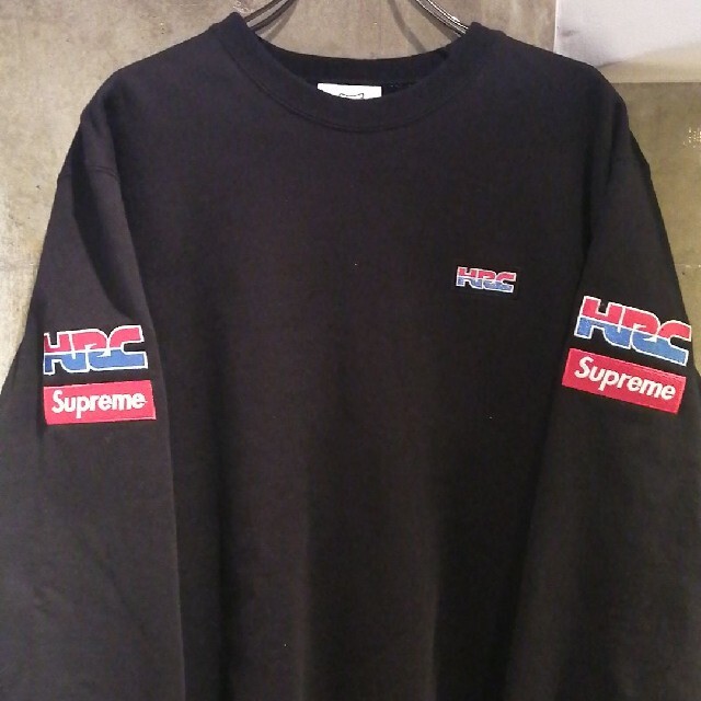 HONDA コラボ】SUPREME 刺繍両面ロゴスウェット ウエステッドユース