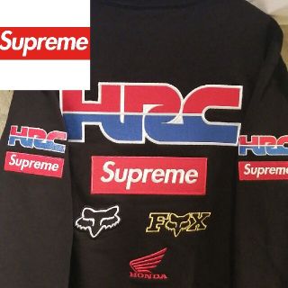 シュプリーム(Supreme)の【HONDA コラボ】SUPREME　刺繍両面ロゴスウェット　ウエステッドユース(スウェット)