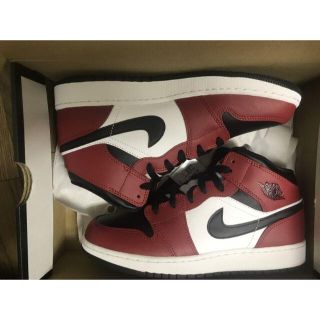 ナイキ(NIKE)のサイズ6.5Y/24.5cm新品NIKE AIR JORDAN 1 MID GS(スニーカー)