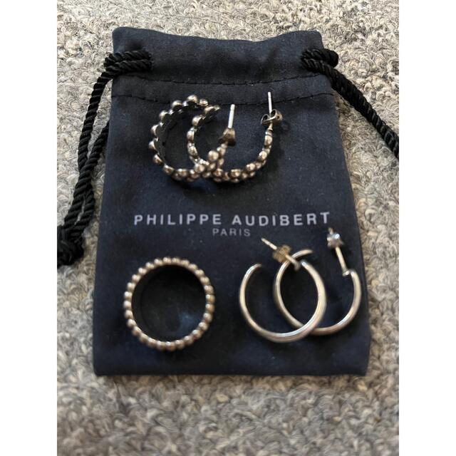 Philippe Audibert(フィリップオーディベール)のPHILIPP AUDIBERT ピアス💍リングセット レディースのアクセサリー(ピアス)の商品写真