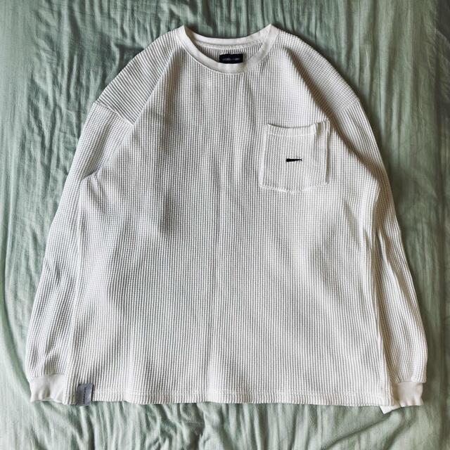 DESCENDANT 19SS GAUFRE WAFFLE LS WHITE 1 メンズのトップス(Tシャツ/カットソー(七分/長袖))の商品写真