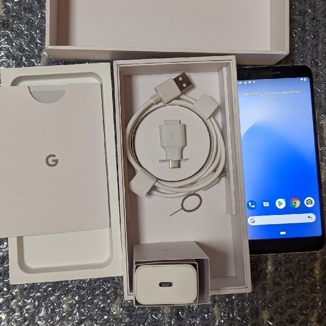 SIMフリー版 Pixel 3a（ピクセル3a）美品 White クラシック www.gold ...