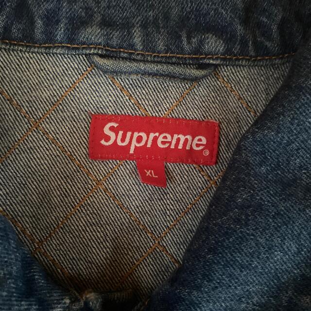 Supreme Diamond Stitch Denim Chore Coat