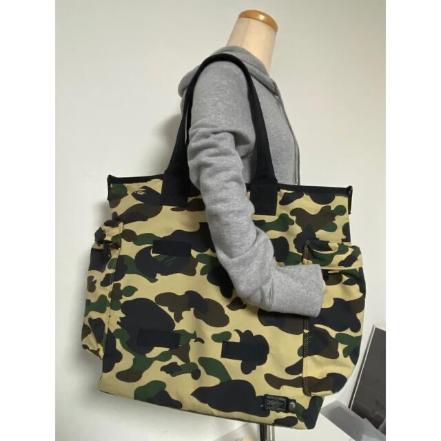 PORTER/2way/ショルダー/トートバッグ/エイプ/BAPE/迷彩/コラボ