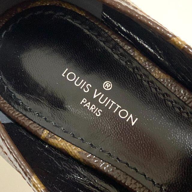 LOUIS VUITTON(ルイヴィトン)の3319 ヴィトン アッパーケース モノグラム ローファー ブラウン レディースの靴/シューズ(ローファー/革靴)の商品写真