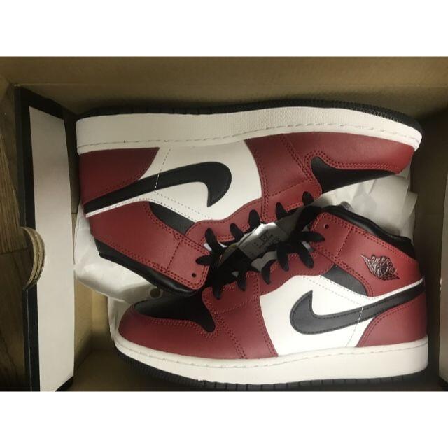 サイズ7Y(25cm)新品□NIKE AIR JORDAN 1 MID GS-