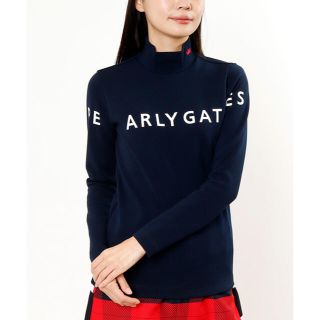 パーリーゲイツ(PEARLY GATES)の【PEARLY GATES】ゼブラメッシュダンボール 長袖 ハイネックカットソー(ウエア)