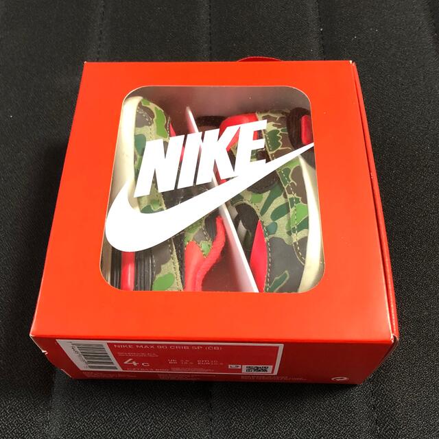 NIKE(ナイキ)のNIKE MAX 90 CRIB SP スリッポン ダックカモ CAMO キッズ キッズ/ベビー/マタニティのベビー靴/シューズ(~14cm)(スニーカー)の商品写真