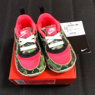 ナイキ(NIKE)のNIKE MAX 90 CRIB SP スリッポン ダックカモ CAMO キッズ(スニーカー)