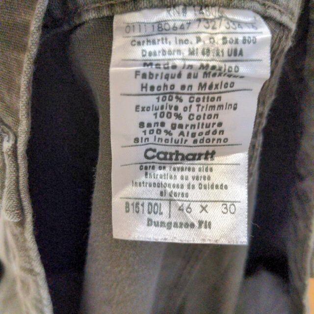 carhartt(カーハート)の美品希少90sカーハート46×30ペインターパンツ古着ダークブラウン茶色コットン メンズのパンツ(ペインターパンツ)の商品写真