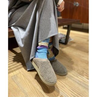 ドゥーズィエムクラス(DEUXIEME CLASSE)の【SUICOKE/スイコック】ボアスリッポン　MUSE別注38(スリッポン/モカシン)