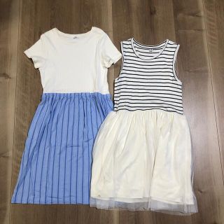 ユニクロ(UNIQLO)のユニクロ KIDS ワンピース 150 2点(ワンピース)