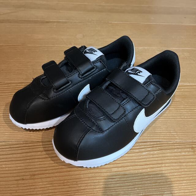 週末お値下げNike Cortez Basic ブラック　20㎝