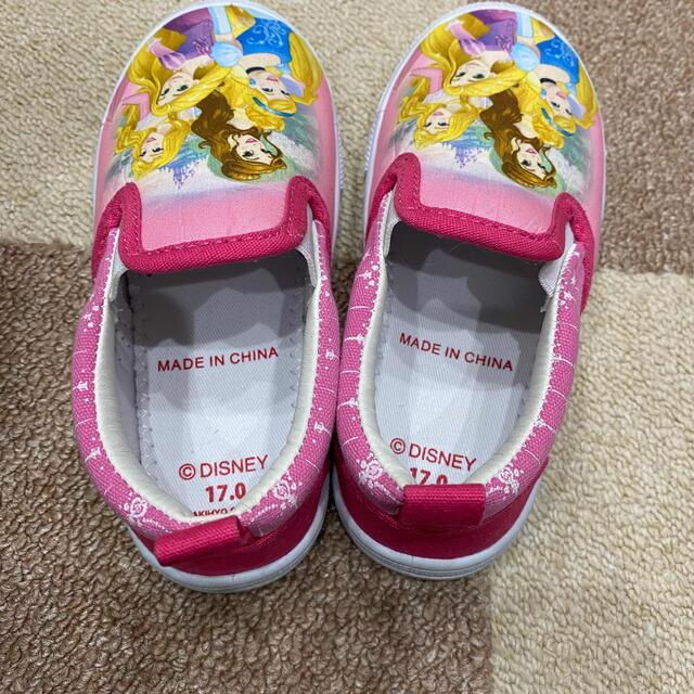 プリンセス スリッポン キッズ/ベビー/マタニティのキッズ靴/シューズ(15cm~)(スリッポン)の商品写真
