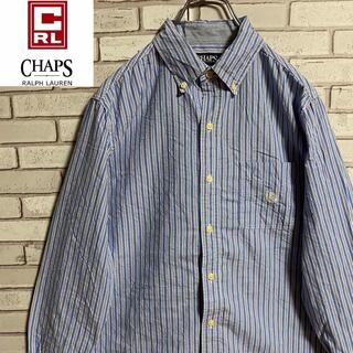 チャップス(CHAPS)の90s 古着 チャップス ラルフローレン 刺繍ロゴ ゆるだぼ ビッグシルエット(シャツ)