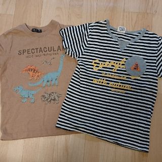 キムラタン(キムラタン)の【もこ様専用★2枚】130 Tシャツセット(Tシャツ/カットソー)