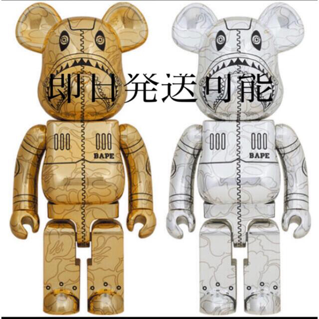 MEDICOM TOY(メディコムトイ)のBE@RBRICK SORAYAMA × BAPE(R) CAMO SHARK エンタメ/ホビーのフィギュア(その他)の商品写真