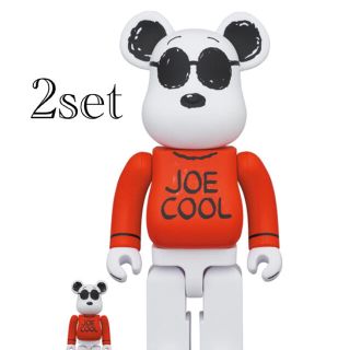 メディコムトイ(MEDICOM TOY)の2set BE@RBRICK JOE COOL 100％ & 400％(その他)