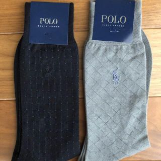 ポロラルフローレン(POLO RALPH LAUREN)の【新品・未使用】ラルフローレン　紳士靴下　2足セット(ソックス)