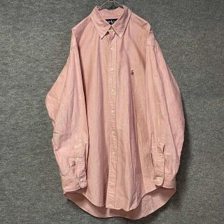 ラルフローレン(Ralph Lauren)の★大きい★ ラルフローレン　ボタンダウンシャツ　YARMOUTH  ピンク(シャツ)