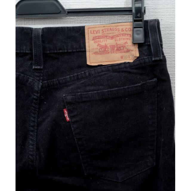Levi's(リーバイス)のLEVI　STRAUSS＆CO　コーデュロイパンツ　W30 黒 メンズのパンツ(その他)の商品写真