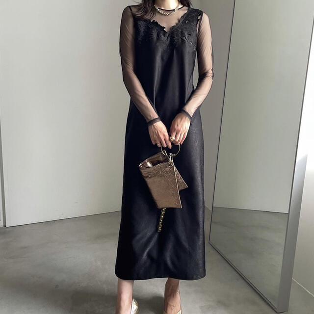 Ameri VINTAGE - UND RENEE CUTWORK DRESSの通販 by ちい's shop Ameri VINTAGE - UND RENEE CUTWORK DRESSの通販 by ちい's shop