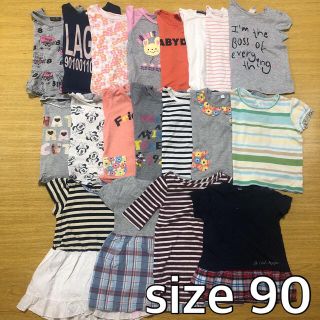 シャツ　女の子　90 まとめ売り(Tシャツ/カットソー)