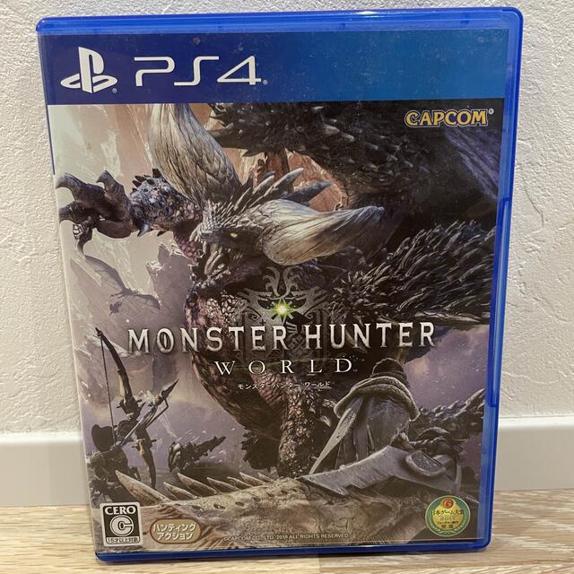 PlayStation4(プレイステーション4)のモンスターハンターワールドMHW エンタメ/ホビーのゲームソフト/ゲーム機本体(家庭用ゲームソフト)の商品写真