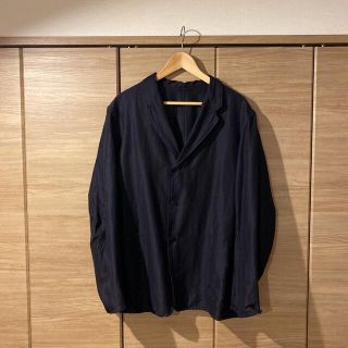 コモリ(COMOLI)のCOMOLI ウールシルク ジャケット (ネイビー)SIZE3(セットアップ)