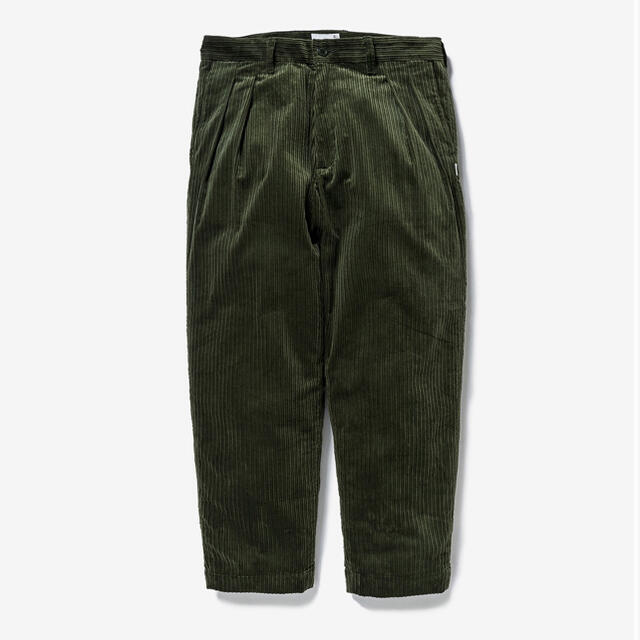 WTAPS TUCK TROUSERS COTTON. CORDUROY L 即納 16170円引き stockshoes.co