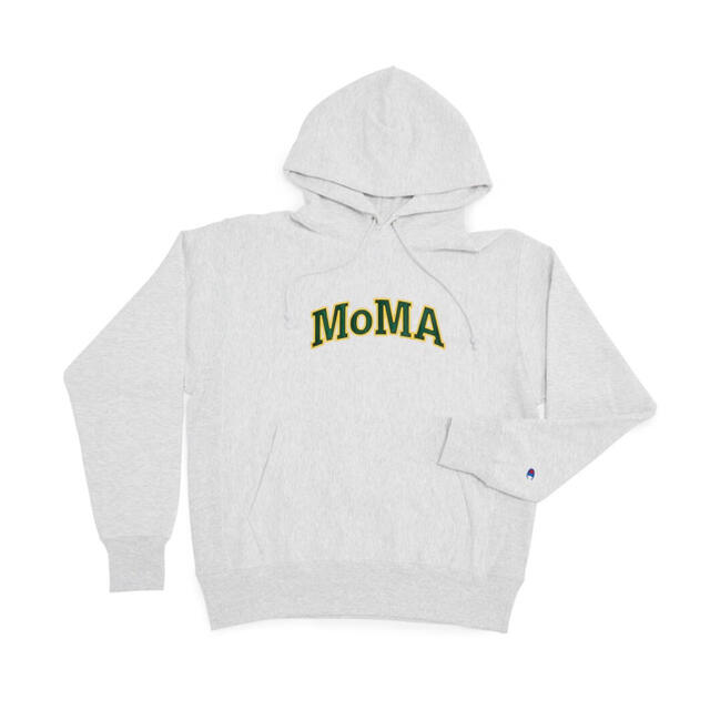 MOMA(モマ)の【Lサイズ】 海外限定 MOMA × champion パーカー シルバーグレー メンズのトップス(パーカー)の商品写真