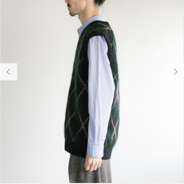 URBAN RESEARCH(アーバンリサーチ)のURBAN RESEARCH COSEI　5GアーガイルKNIT VEST メンズのトップス(ベスト)の商品写真