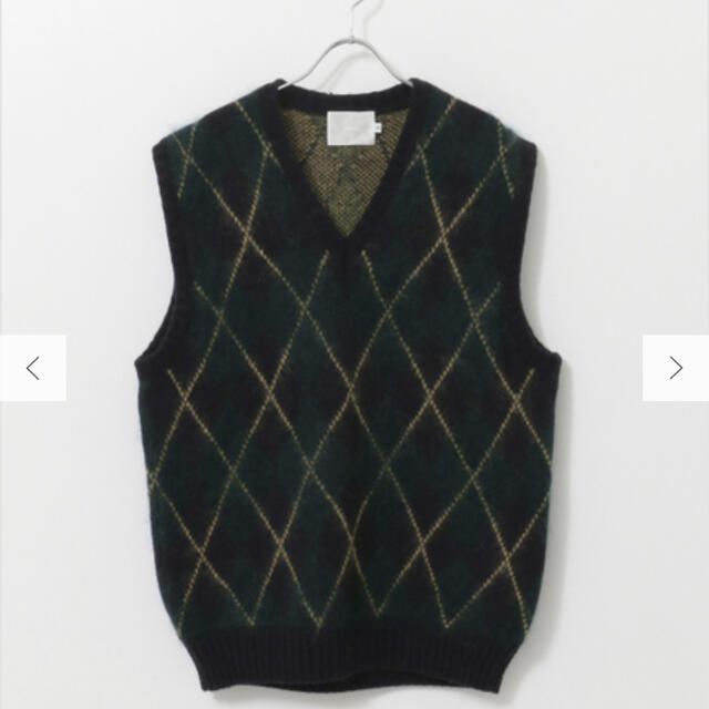 URBAN RESEARCH(アーバンリサーチ)のURBAN RESEARCH COSEI　5GアーガイルKNIT VEST メンズのトップス(ベスト)の商品写真