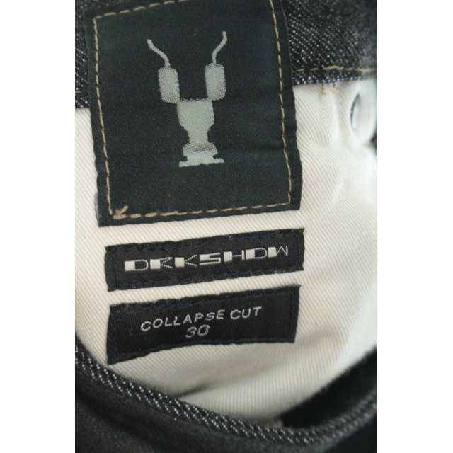 DRKSHDW(ダークシャドウ)のダークシャドウ コーティング加工セルビッジサルエルデニムパンツ 30インチ メンズのパンツ(デニム/ジーンズ)の商品写真