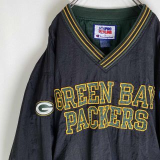 チャンピオン(Champion)のグリーンベイ　パッカーズ　ナイロンプルオーバーGreen Bay Packers(ナイロンジャケット)